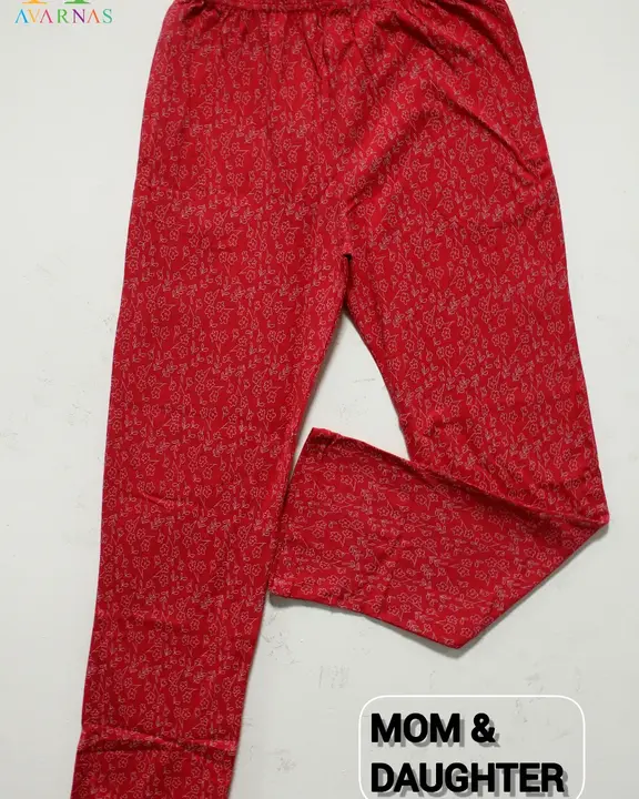 MOM & DAUGHTER NIGHT PANT, SIZE :S TO XXL & 6Y TO 16YEARS  uploaded by Avarnas :70109-86098  on 9/6/2023