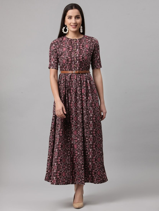 Long dress printed  uploaded by business on 9/6/2023