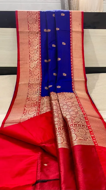 Pure katan handloom banarasi silk sarees  uploaded by Zeya Textiles on 9/6/2023