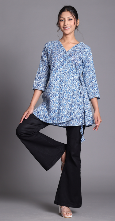 Trending cotton printed angrakha for women  uploaded by Shree shyam Fashion on 9/6/2023