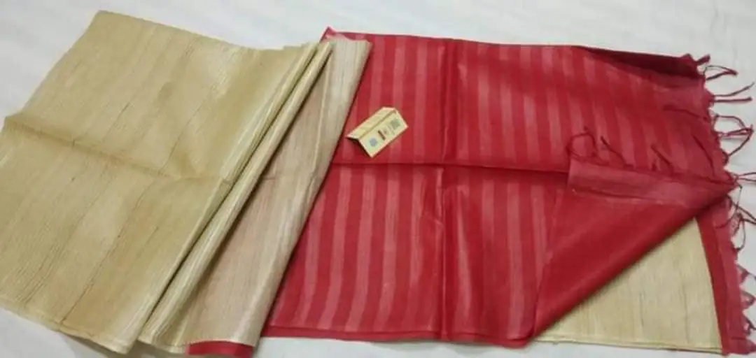 Katan staple silk saree uploaded by business on 9/6/2023