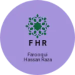 Business logo of F H R