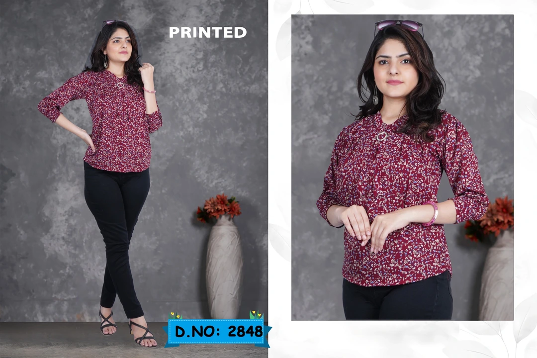 IMP Print Fabric Top  uploaded by Shazfa Fashion  on 9/6/2023