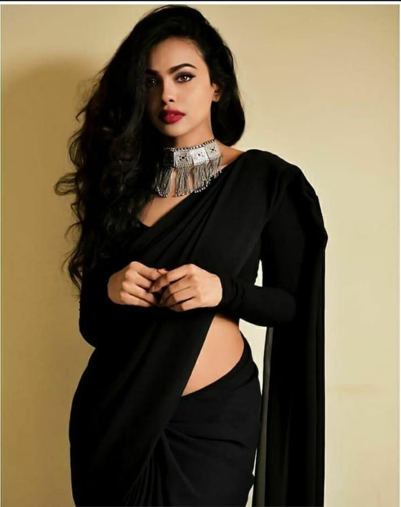 Post image Hey! Checkout my new product called
Creative Black saree.
