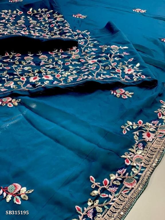 Partywear soft rangoli silk saree uploaded by Bala ji store on 9/6/2023