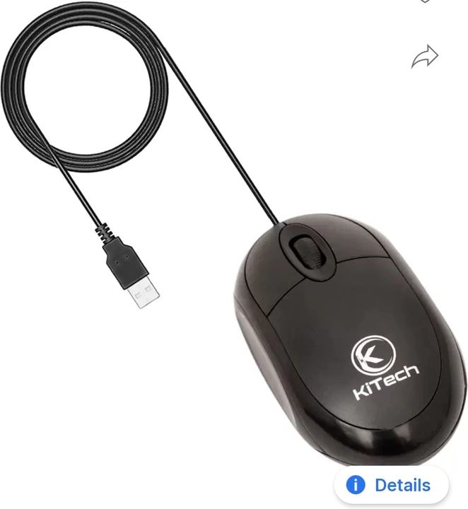 Kitech wired mouse uploaded by business on 9/7/2023
