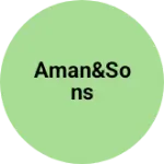 Business logo of Aman&sons