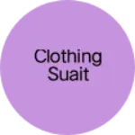 Business logo of Clothing suait