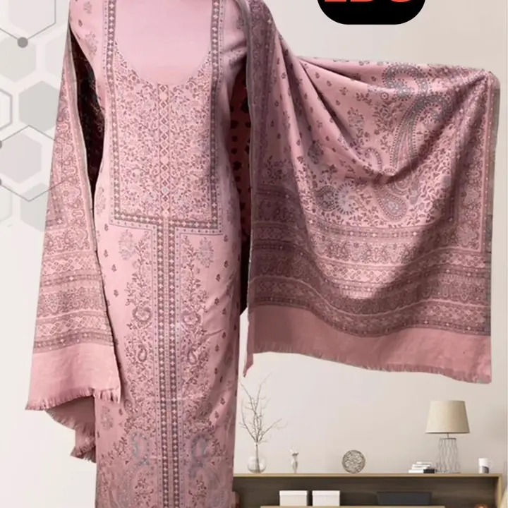 Premium quality Pashmina suits  uploaded by EDC  on 9/7/2023
