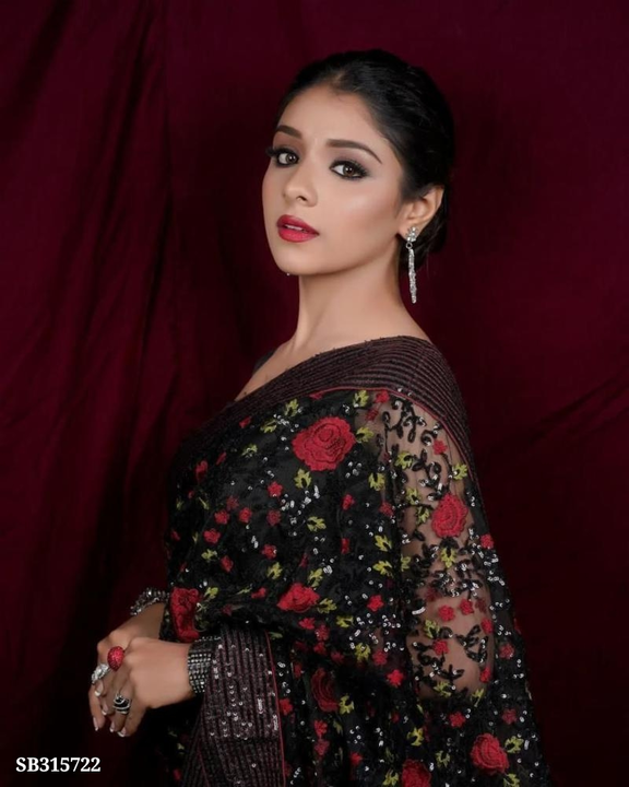 Most beautiful sequence saree uploaded by Bala ji store on 9/7/2023