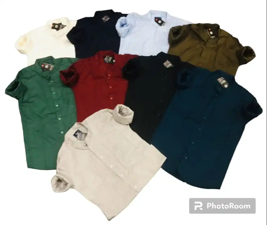 Cotton Plain Shirts / Cod Available / Starting Price  uploaded by business on 9/7/2023