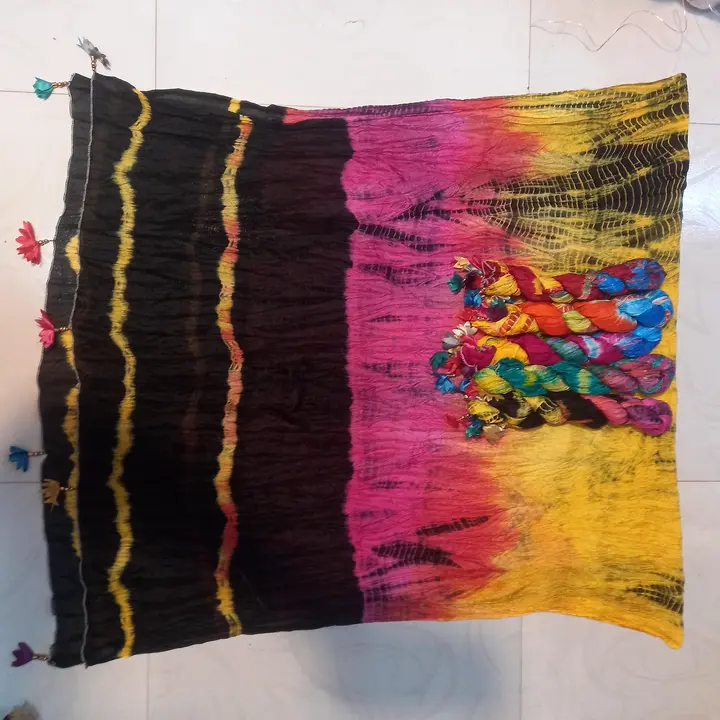 SILK  PRINTED MULTI COLORS uploaded by KANPUR DUPATTA WALA on 9/7/2023