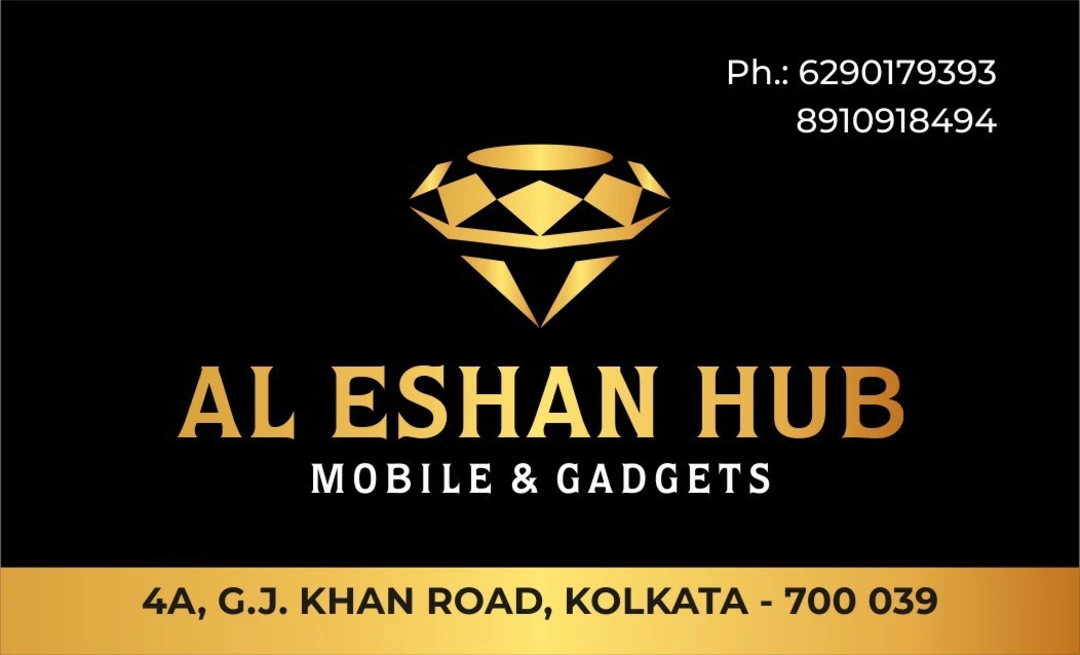 Visiting card store images of AL -Eshan Hub Mobile & Gadgets 
