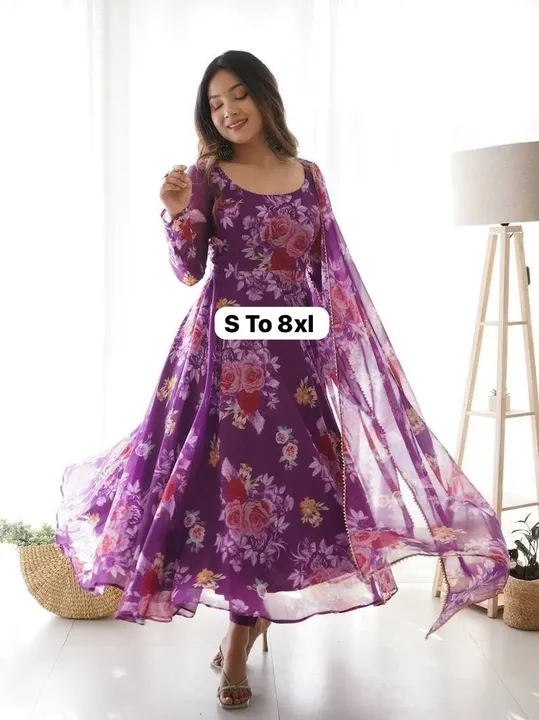 *Ohh 😮 wow S to 8xl😳*

*X-lady launching New 💃🏻 Maltipal Colorfull 🙆🏼‍♀️flower 😘😘Maxy gown w uploaded by Villa outfit on 9/7/2023