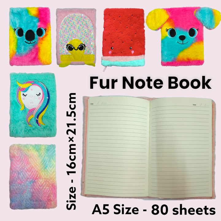 Fur Notebook A5 Size  uploaded by business on 9/7/2023