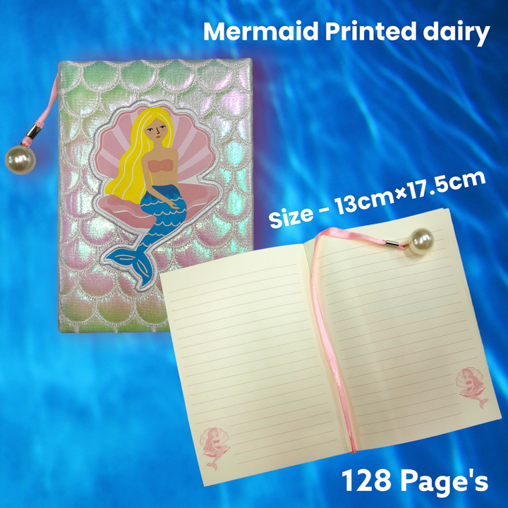 Mermaid Printed dairy  uploaded by business on 9/7/2023