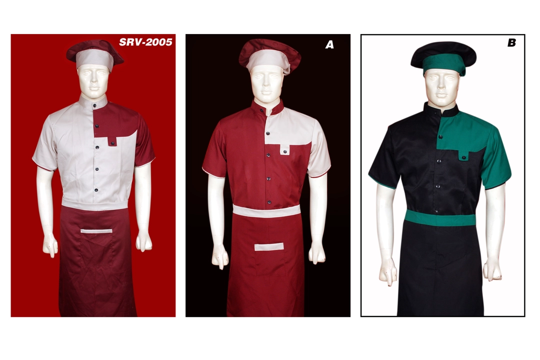 Waiter uppar coat apron cap ser uploaded by Deepak singhal huf on 9/7/2023