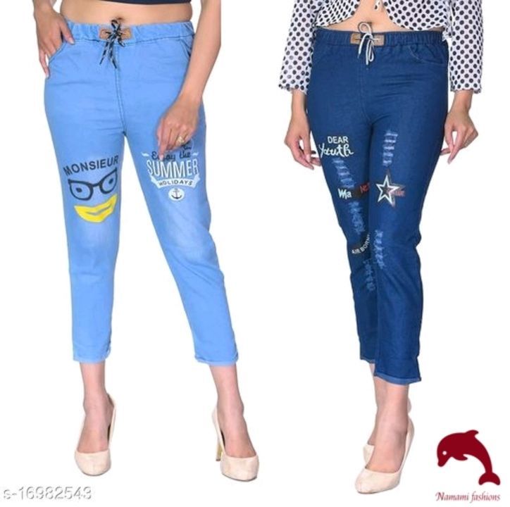 Stylish Graceful Women Jeans uploaded by Namami collections on 3/20/2021