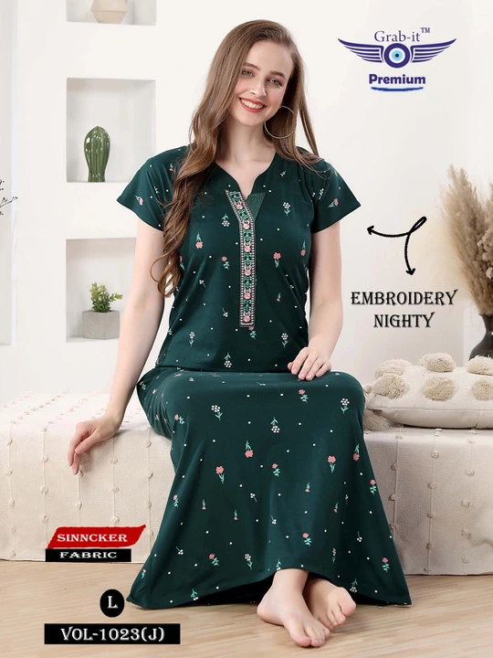 Vol 1023 J Grab It Night Gowns uploaded by Kavya style plus on 9/8/2023