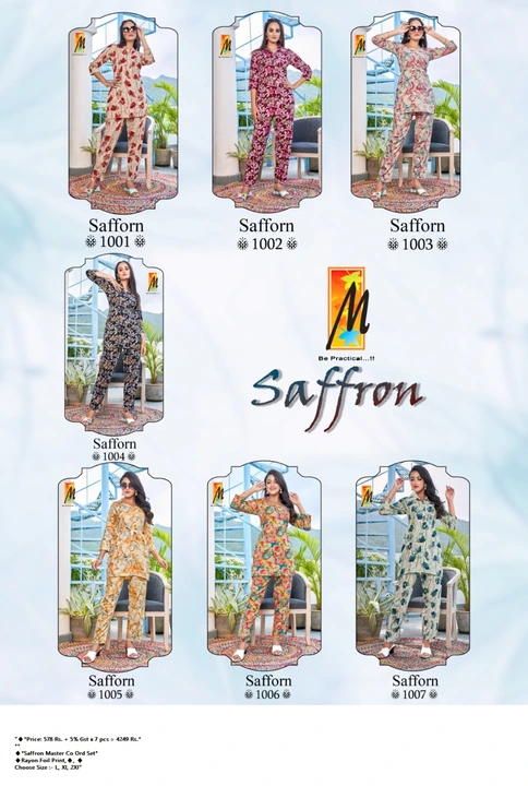 Saffron Master Co Ord Set uploaded by business on 9/8/2023