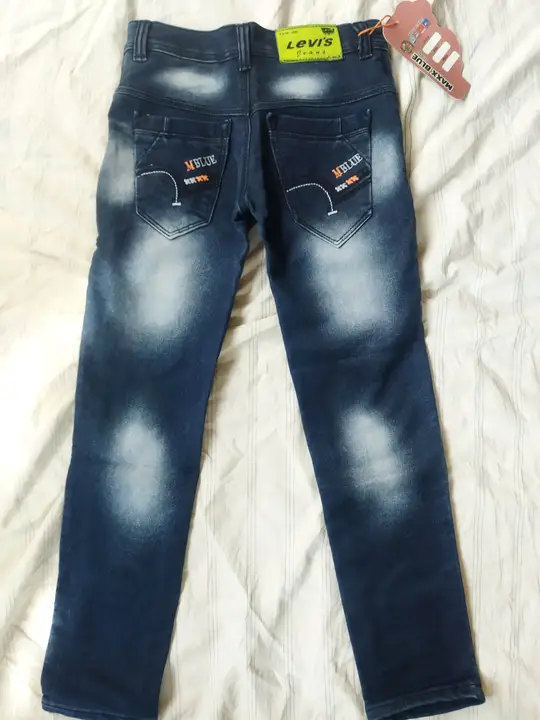 Nitted jeans for kids (size-26-36) uploaded by Maxx Blue Jeans on 9/8/2023