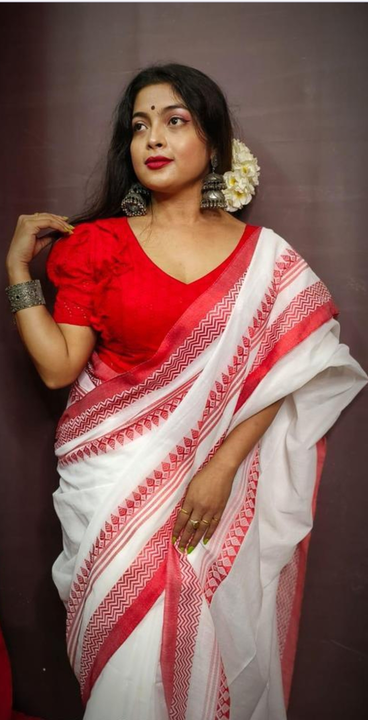 Handloom saree  uploaded by Matri Saree Center on 9/8/2023
