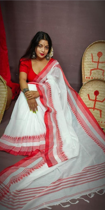 Handloom saree  uploaded by Matri Saree Center on 9/8/2023