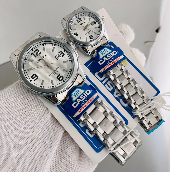 Casio couple watch uploaded by business on 9/8/2023