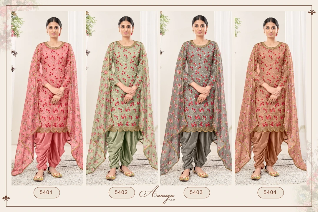 Vol 154 5400 Series Dani Creation Patiyala Style Suits
 uploaded by business on 9/8/2023