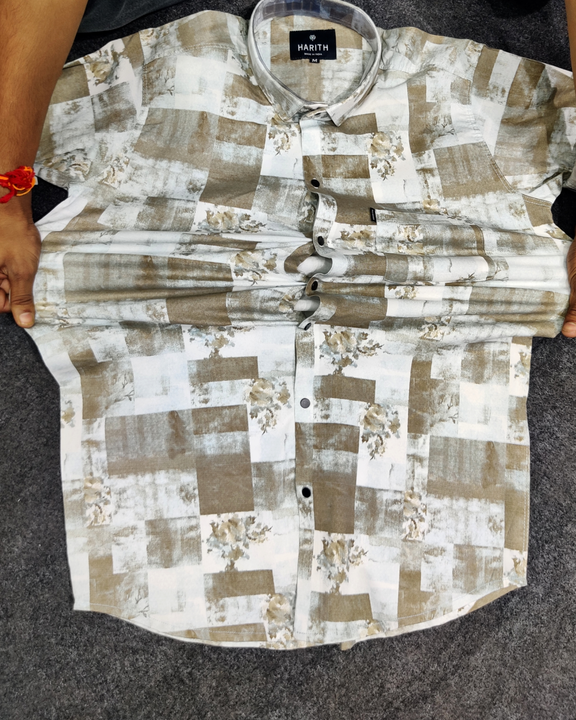 Digital Print Stretch Shirt  uploaded by Siddhi Garments on 9/8/2023