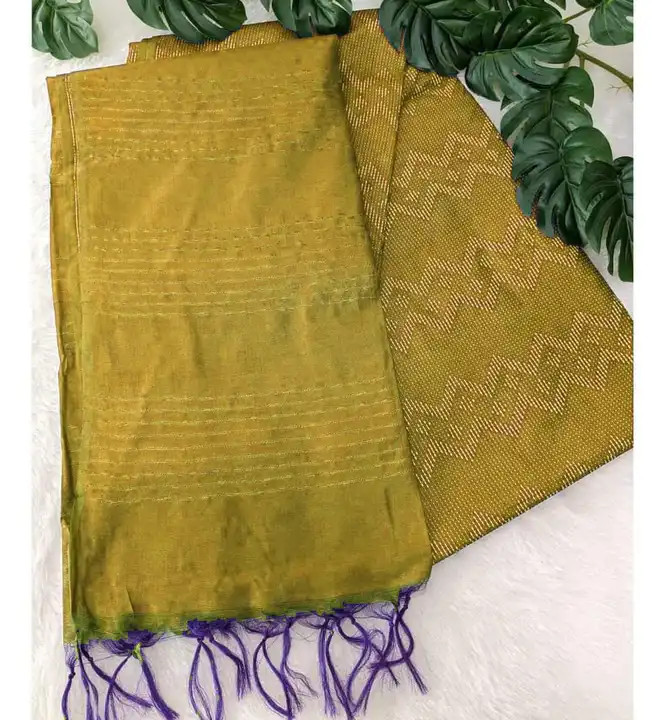 Dupion silk weaving design with Viscose running  uploaded by Kiran Textile on 9/8/2023