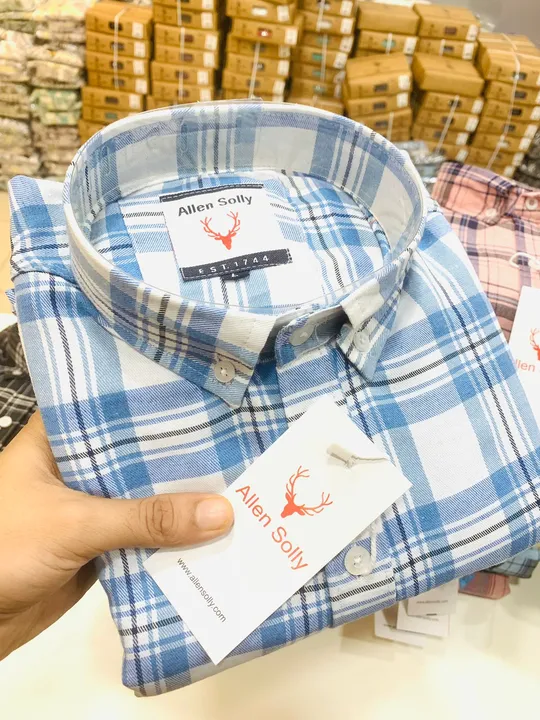 Checks shirts 💯 
Size M.l.xl.xxl
Fabric broken twill
Colours 21
Moq 84 pieces
Hard color uploaded by Bhatia traders on 9/8/2023