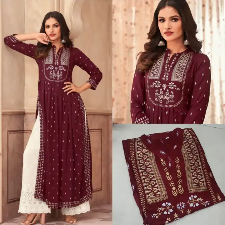 NAYRA CUT Kurtis With Heavy Look and Beautifull Designer Party Wear uploaded by Rang Bhoomi on 9/8/2023