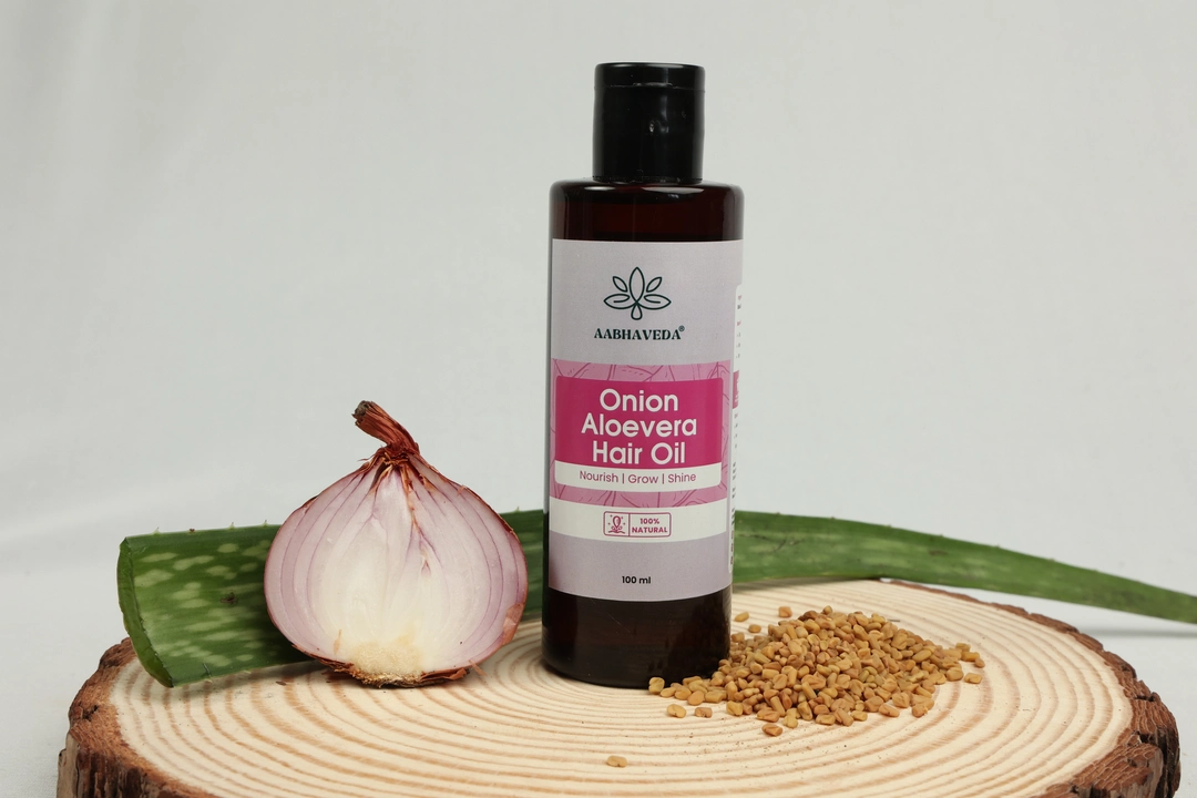Onion Alovera Oil  uploaded by Aabhaveda  on 9/8/2023