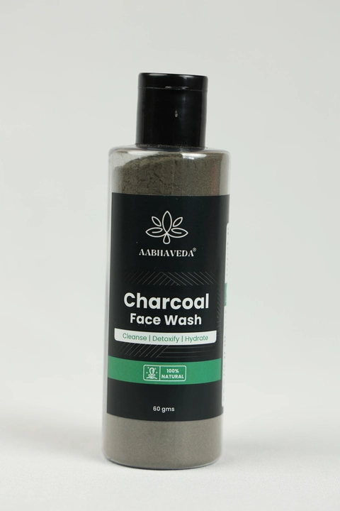 Aabhaveda Organic Charcoal Face Wash Powder 60GM  uploaded by business on 9/8/2023