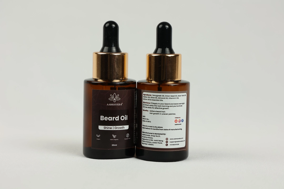 Aabhaveda Organic Beard Oil 30 ML uploaded by business on 9/8/2023