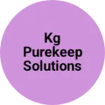 Business logo of KG purekeep solutions