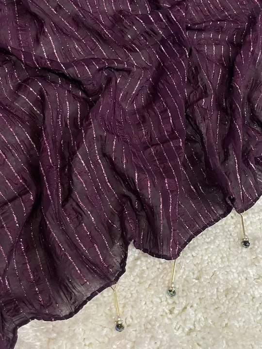 New chiffon strips lace stone. uploaded by Hijab un nisa on 9/8/2023