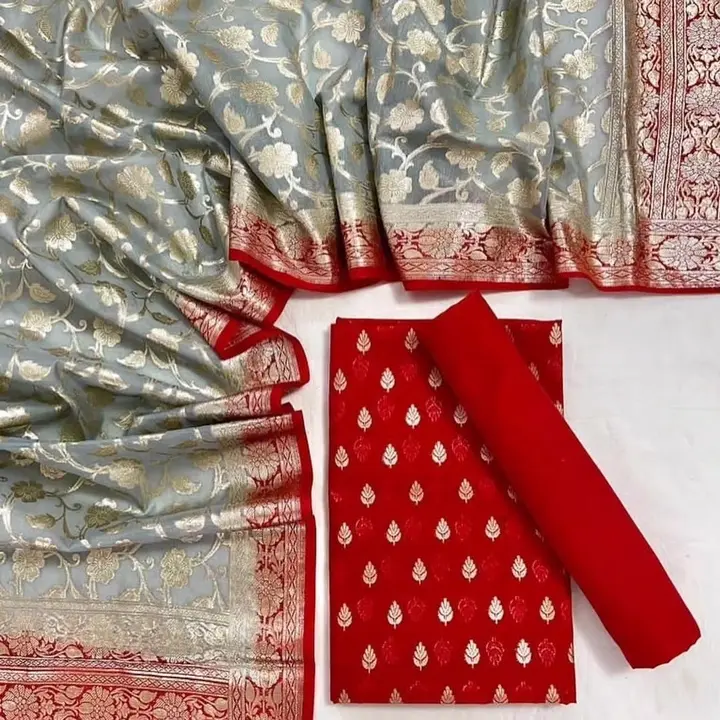 Banarasi Mercerised Silk Suits  uploaded by REGALIA WEAVERS ENTERPRISES on 9/8/2023