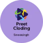 Business logo of Preet cloding