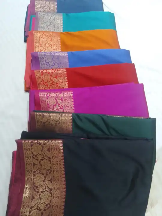 Banarasi semi katan softy silk saree  uploaded by MD.Noor creation manufacturer  on 9/8/2023