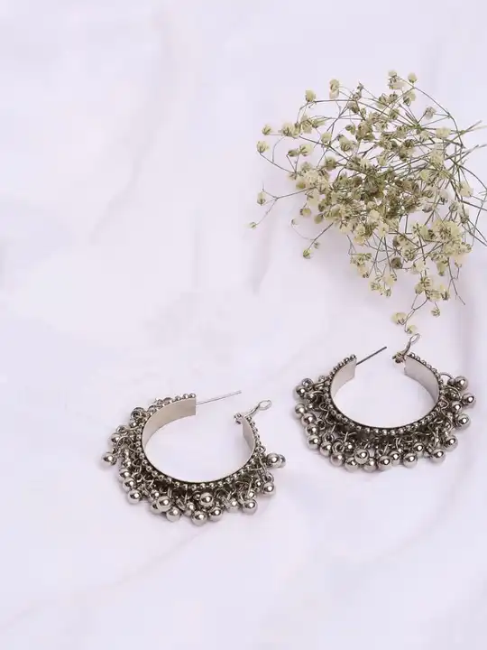 Oxidised earrings  uploaded by Manath on 9/8/2023