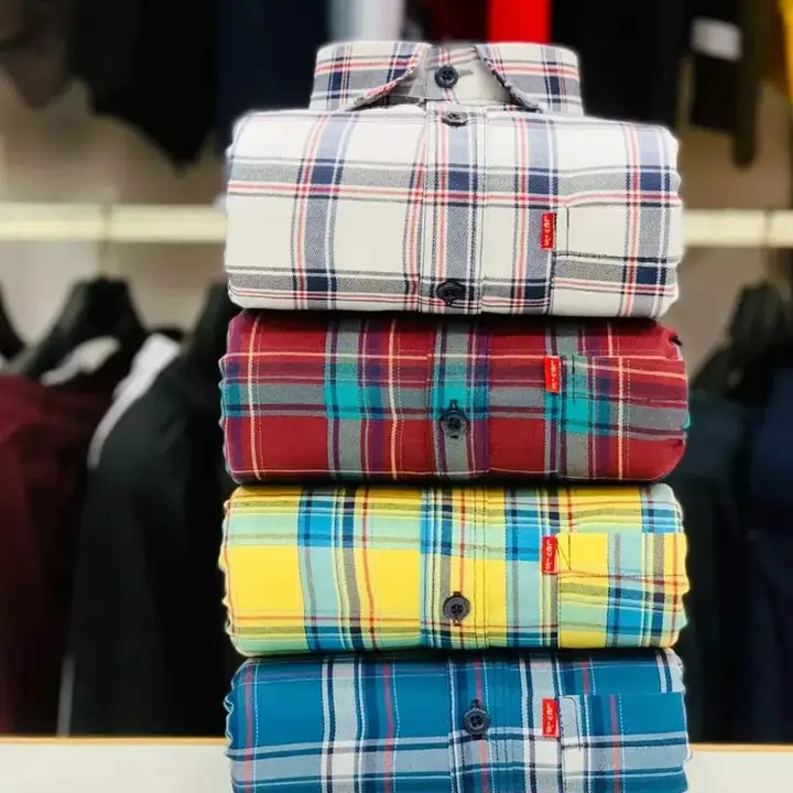Cotton check shirt  uploaded by business on 9/8/2023