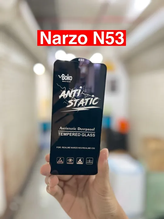 OnePlus Narzo N53 Anti Static Glass Hot Modal  uploaded by Heartium®️ Company on 9/9/2023