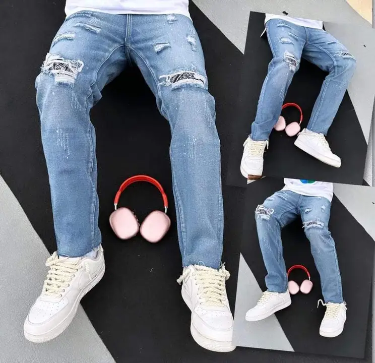 Men's baggy jeans uploaded by Fashion world on 9/9/2023
