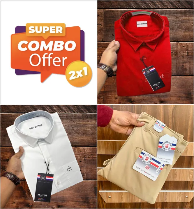 2 pcs shirts 1 pcs pant combo offer  uploaded by business on 9/9/2023