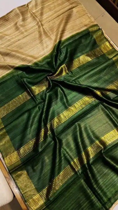 Tasar Ghicha Silk Saree  uploaded by business on 9/9/2023