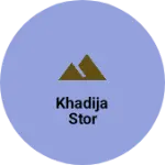 Business logo of Khadija stor