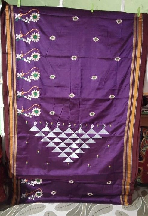 Pure Khun Saraswati Pallu uploaded by Devika Textiles on 3/20/2021