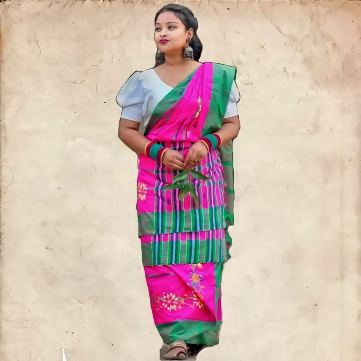 Santali Traditional panchi Saree uploaded by M M cloth store on 9/9/2023